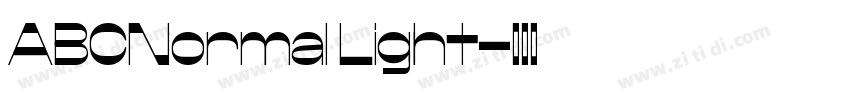 ABCNormal Light字体转换 ABCNormal Light字体转换
